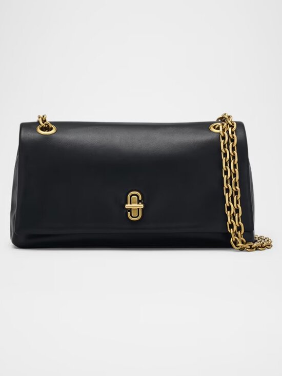 Marc Jacobs Handbags - Marc Jacobs The Dual Chain Leather Mini Shoulder Bag